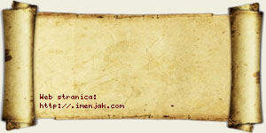 Tajana Simijonović vizit kartica